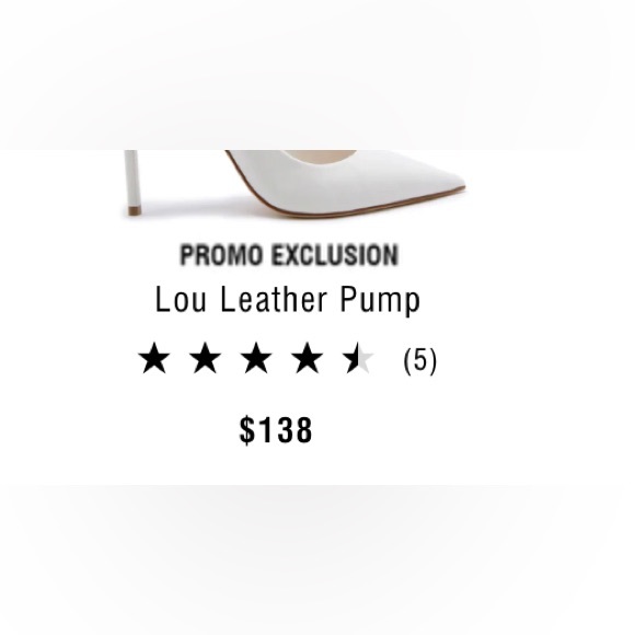 SCHULTZ Lou White Leather Heels Size 8 - Picture 9 of 9